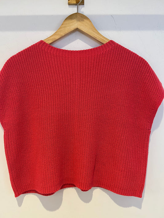 Gillian, Crop Sweater Tee By Self Contrast