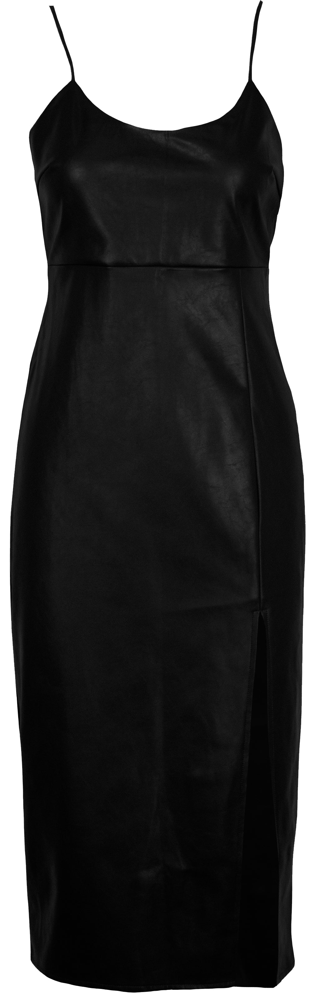 CONNOR FAUX LEATHER DRESS