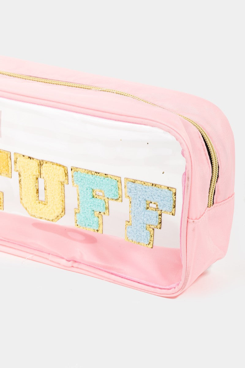 See Through Stuff Print Cosmetic Bag