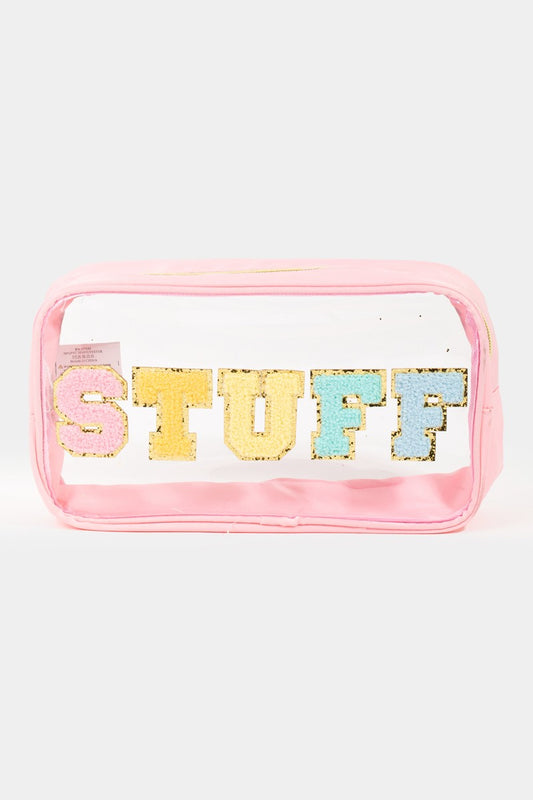 See Through Stuff Print Cosmetic Bag