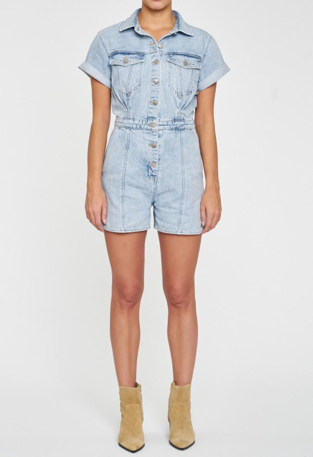 Topanga Denim Romper