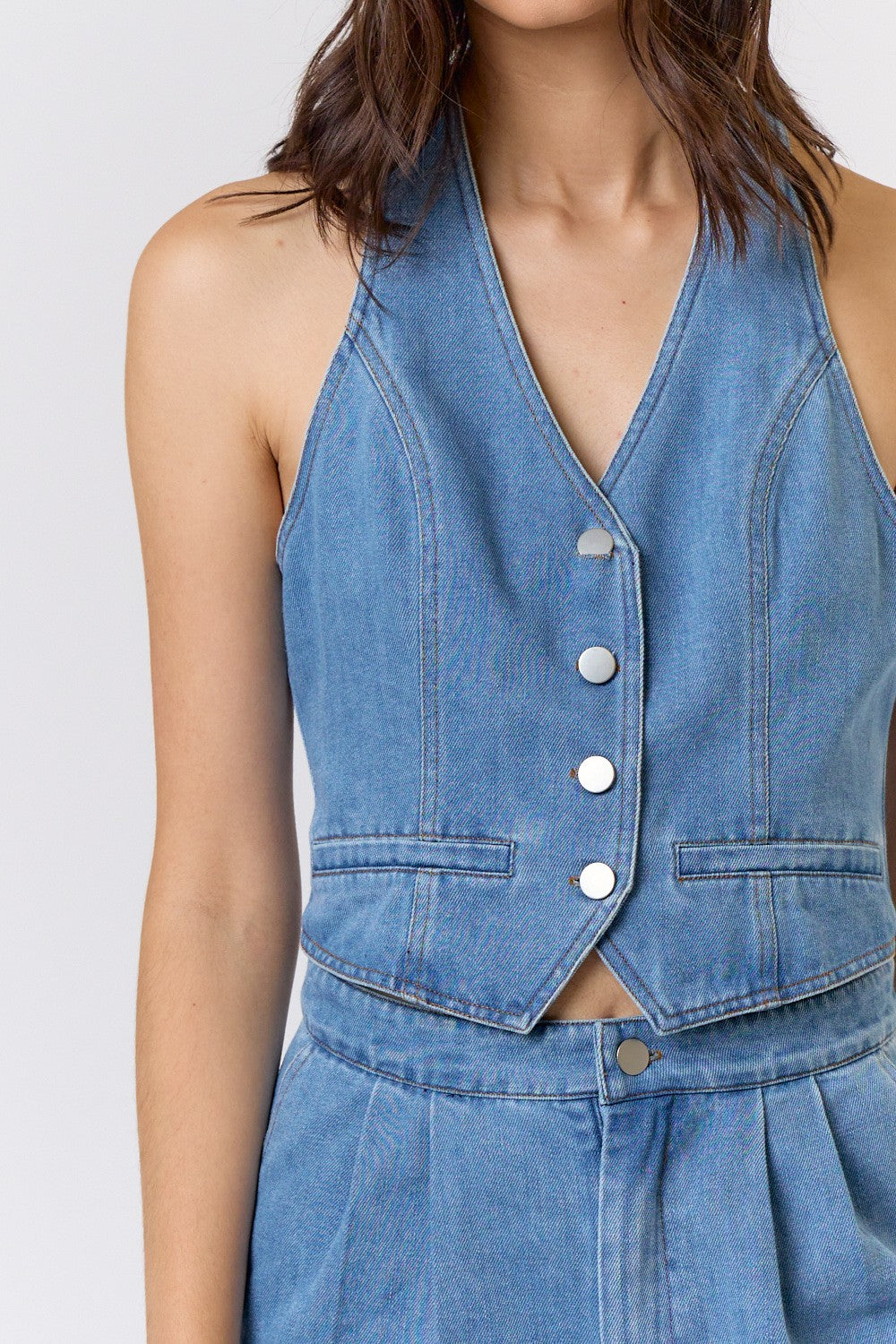 Denim Darling Romper