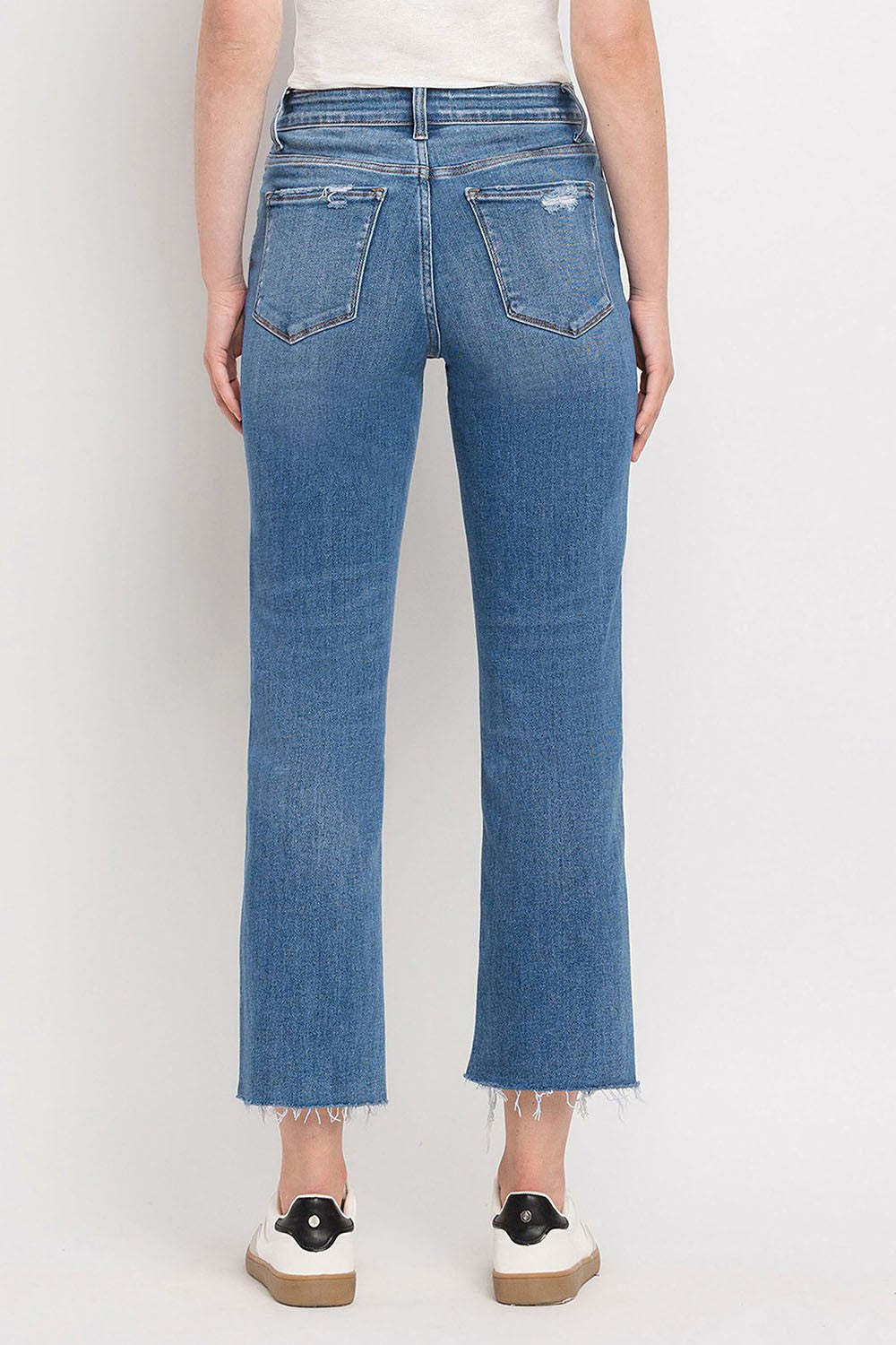 High Rise Regular Straight Jeans by Vervet