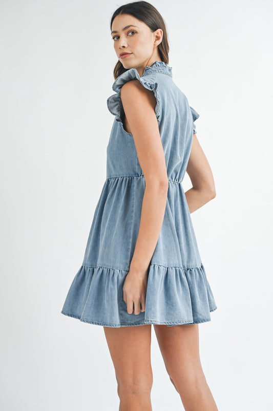 Katerina Denim Mini Dress