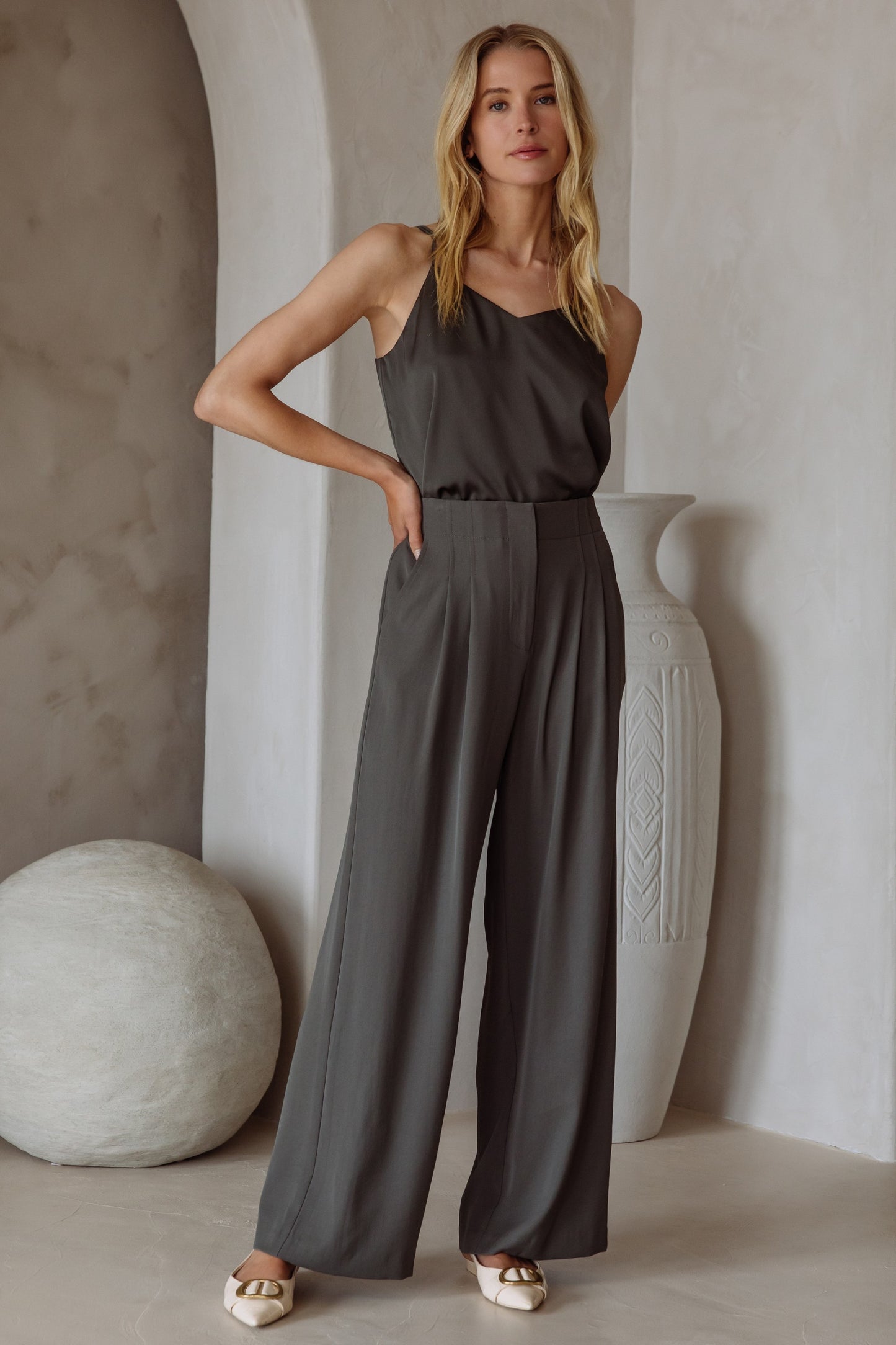 Dakota Wide Leg Trousers