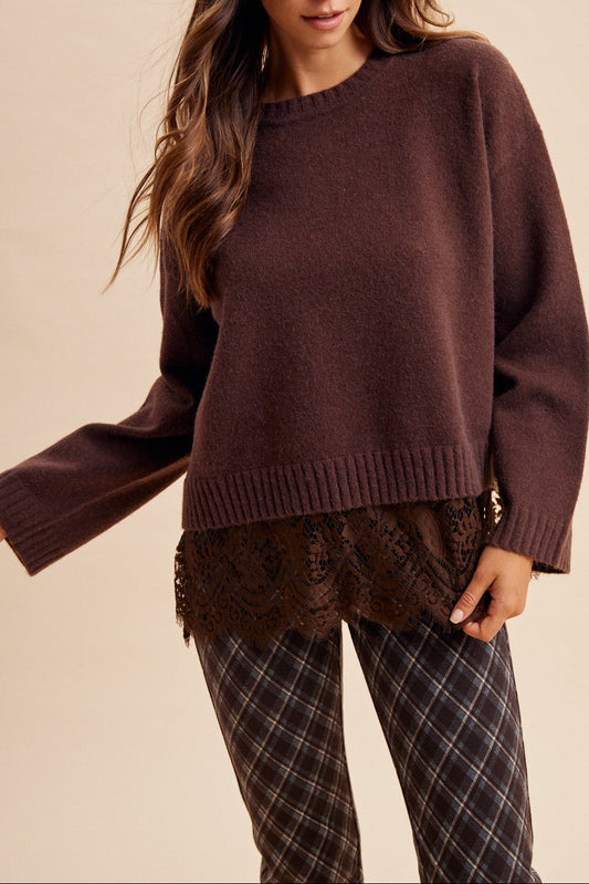 Juliette Lace Sweater