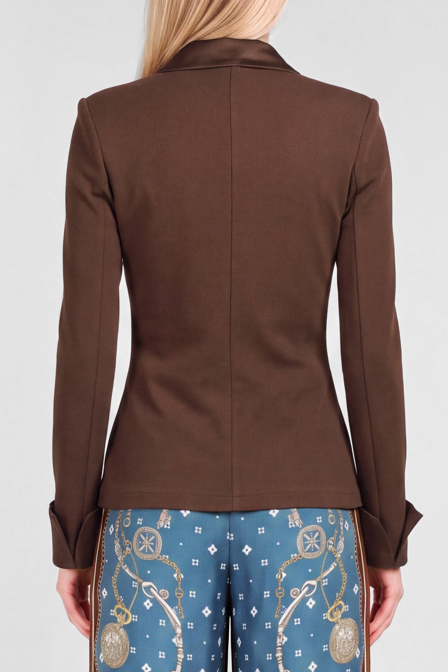 Lizzy Ribbed Knit Collared Top