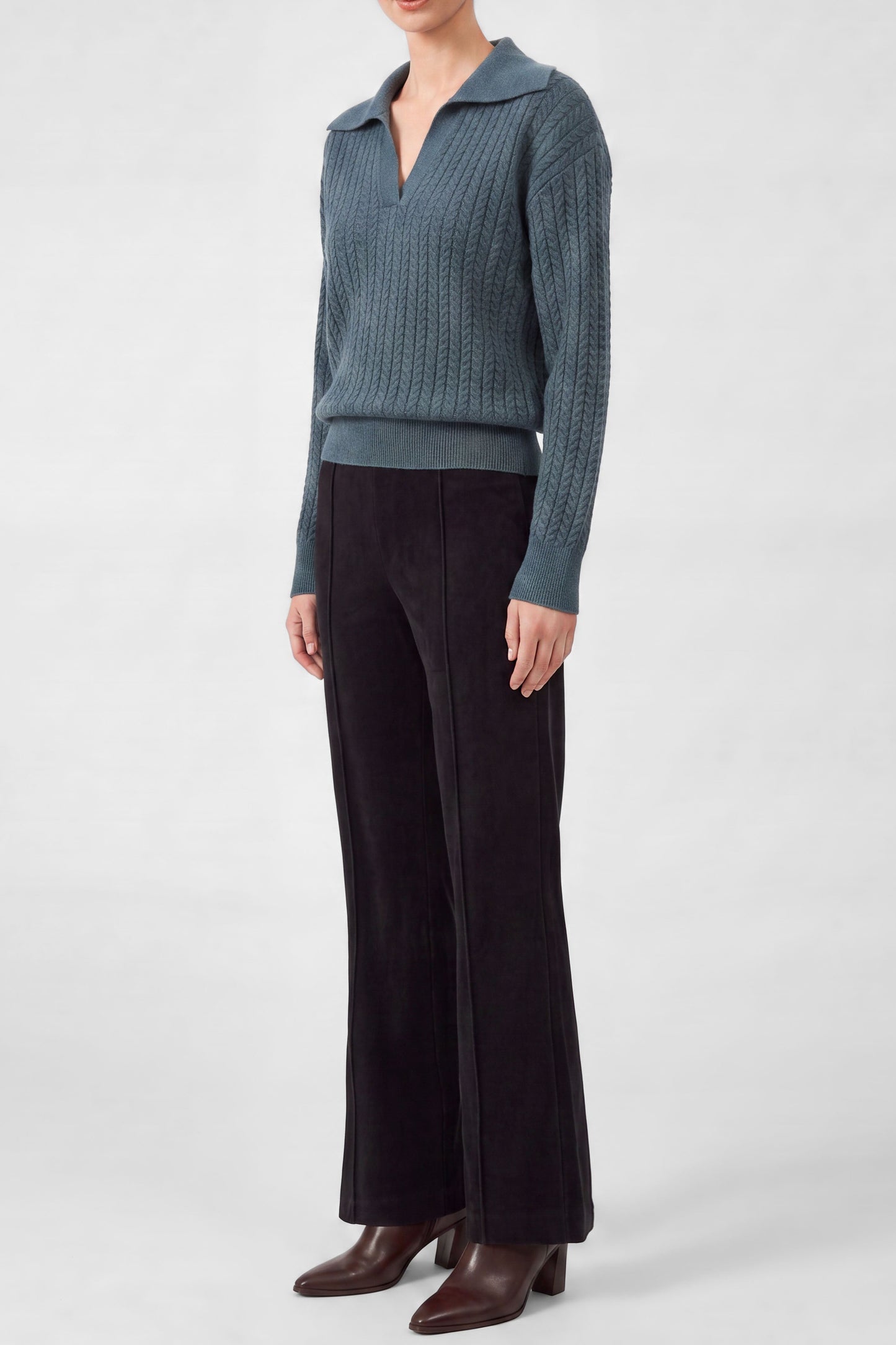 Zoe Pullover Cable Sweater