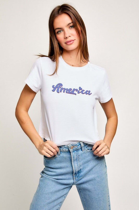 America Baby Tee