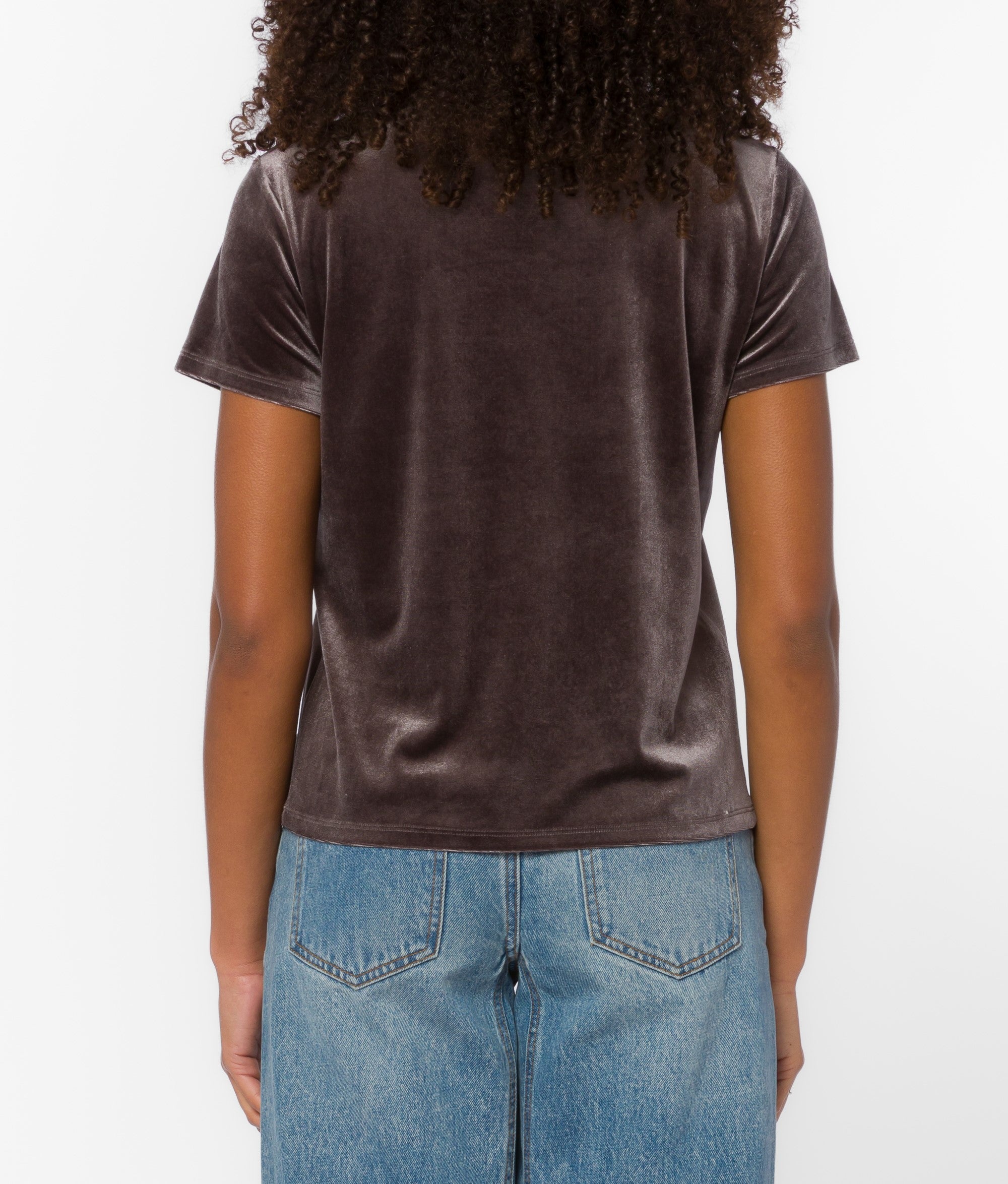 Velvet Heart | Meesha Cap Sleeve Velvet Top