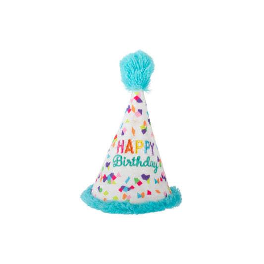 Yappy Barkday Rubber Plush Dog Toy
