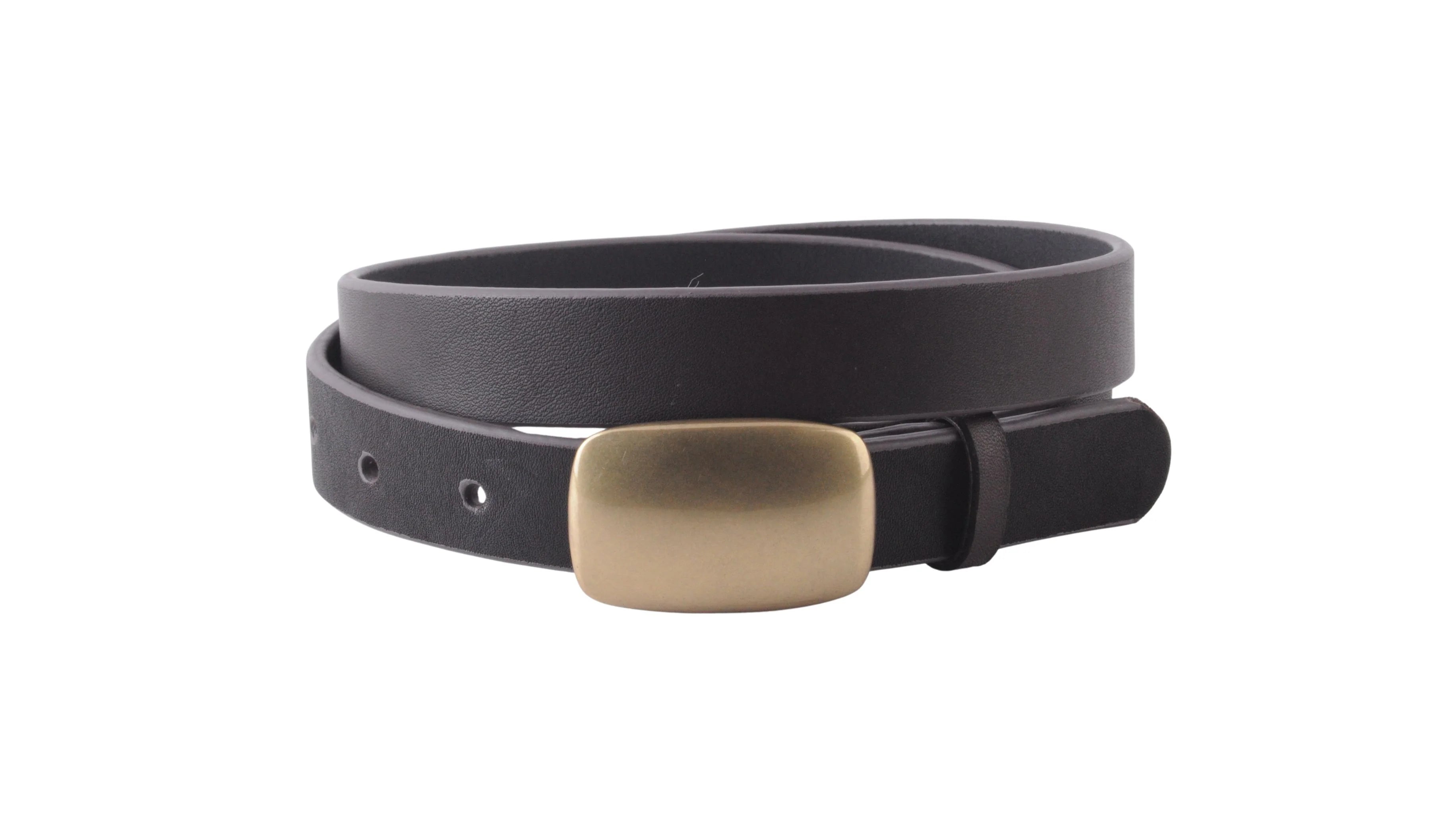Marlowe Brushed Rectangular Buckle Belt