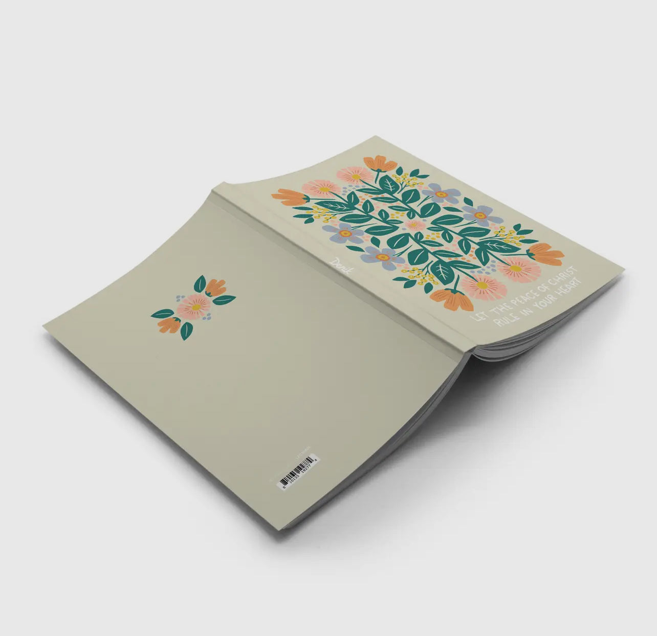 Faithful Floral Layflat Journal Notebook