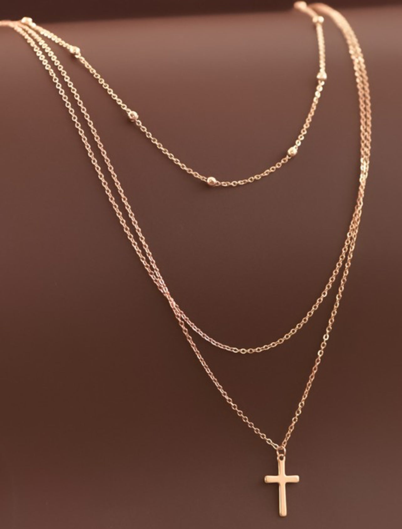 Ivy Gold 18k Gold Non-tarnish Stainless Steel Necklace