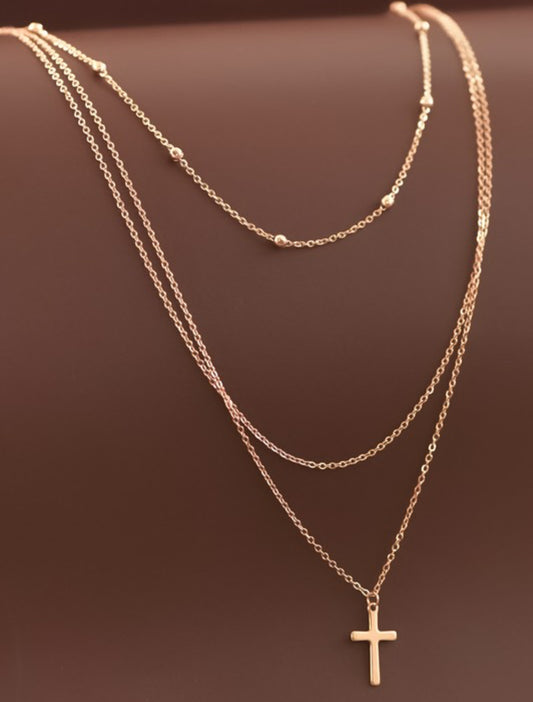 Ivy Gold 18k Gold Non-tarnish Stainless Steel Necklace