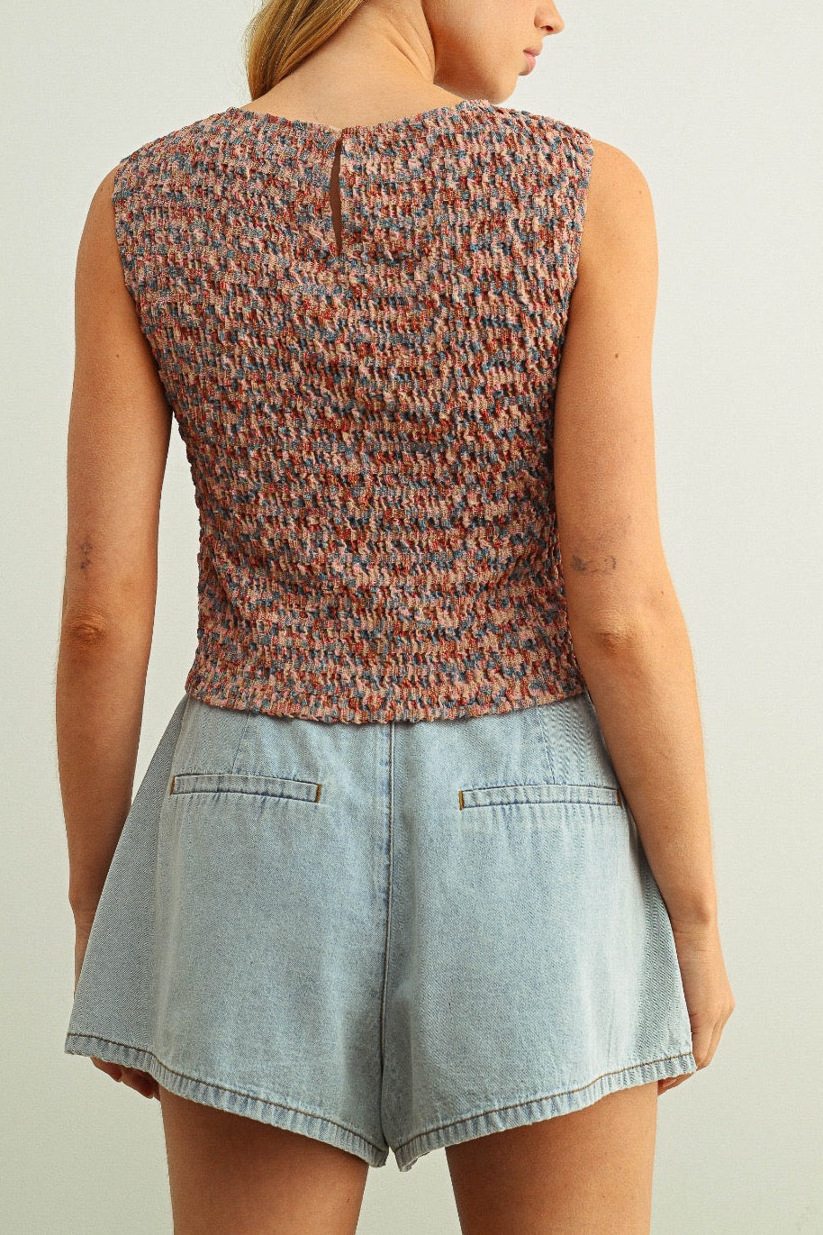 Zoey Lynn Multi Knit Tank Top