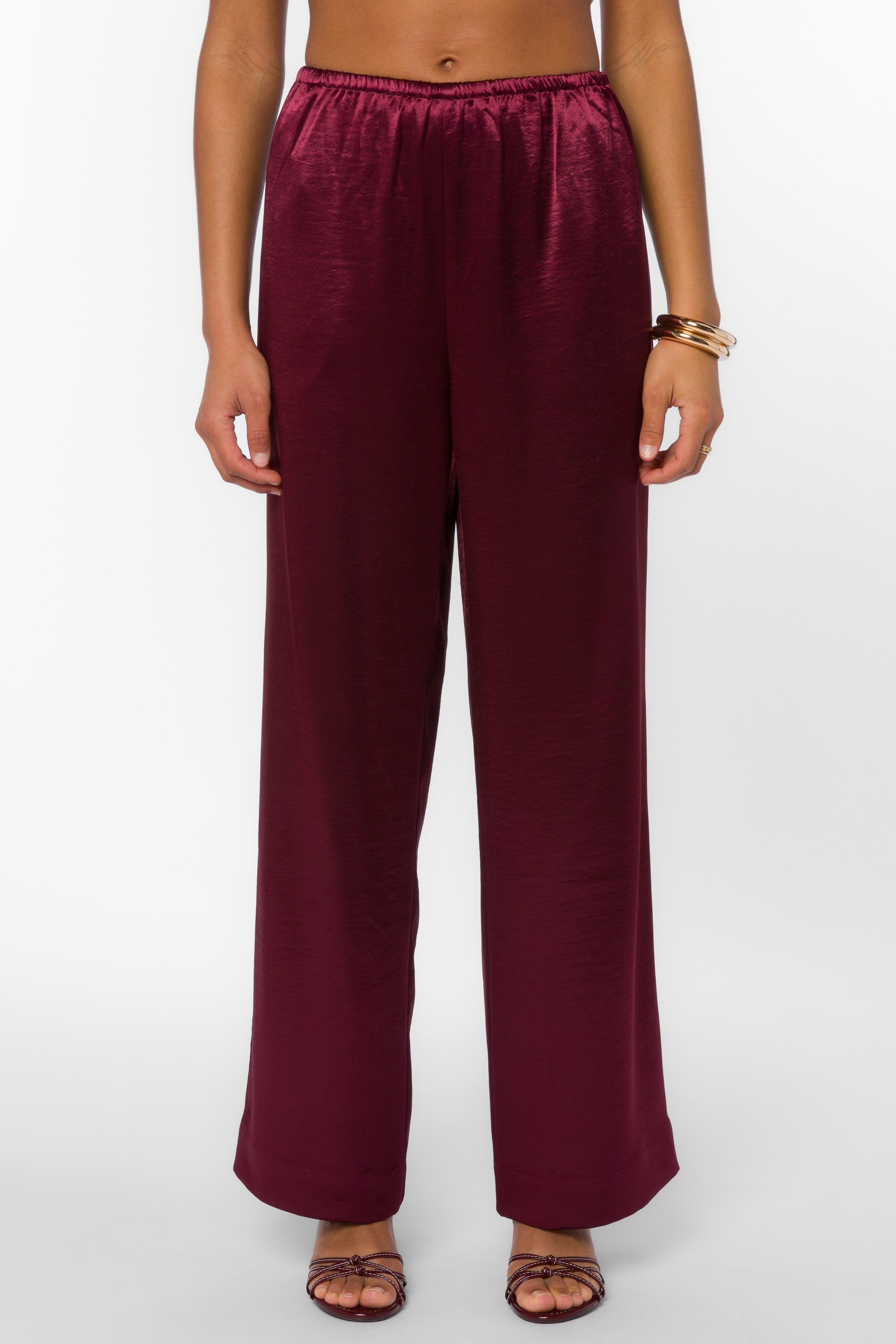 Velvet Heart | Mickey Wide Leg Pull On Pant