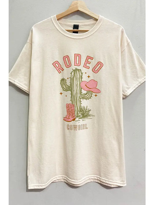 Rodeo Cowgirl Oversized Tee