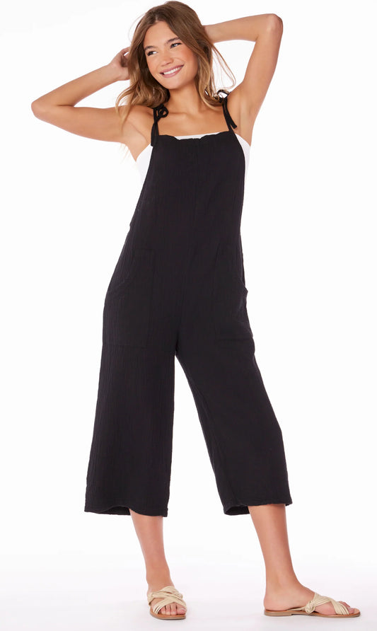 CROPPED WIDE LEG OVERALLS BY BOBI
