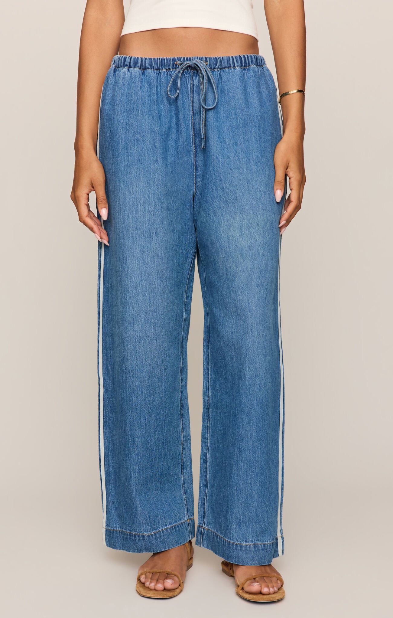 Z Supply | The Sidelines Denim Track Pant