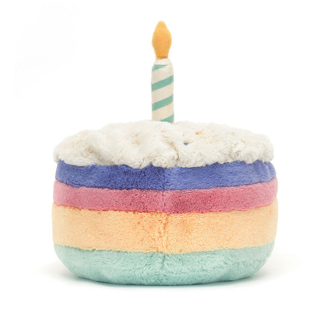 Amuseables Rainbow Birthday Cake By Jellycat