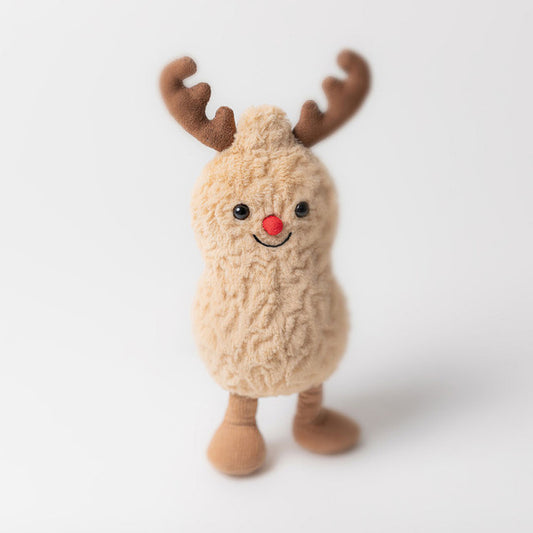 Amuseables Peanut Reindeer By Jellycat