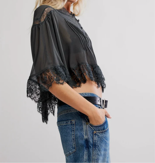 Free People Bali Midnight Rain Top