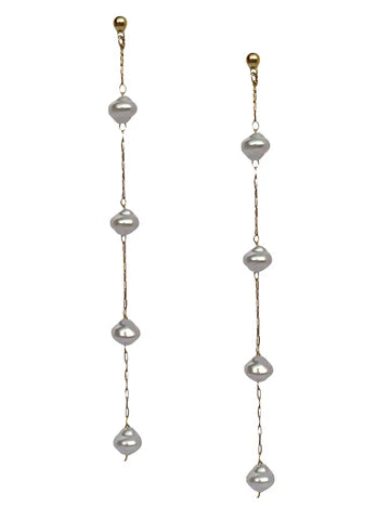 Aura Pearl Drop Earrings