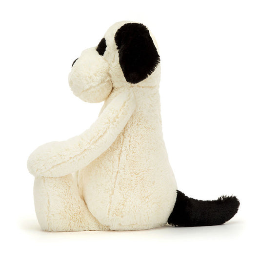 Bashful Black & Cream Puppy By Jellycat