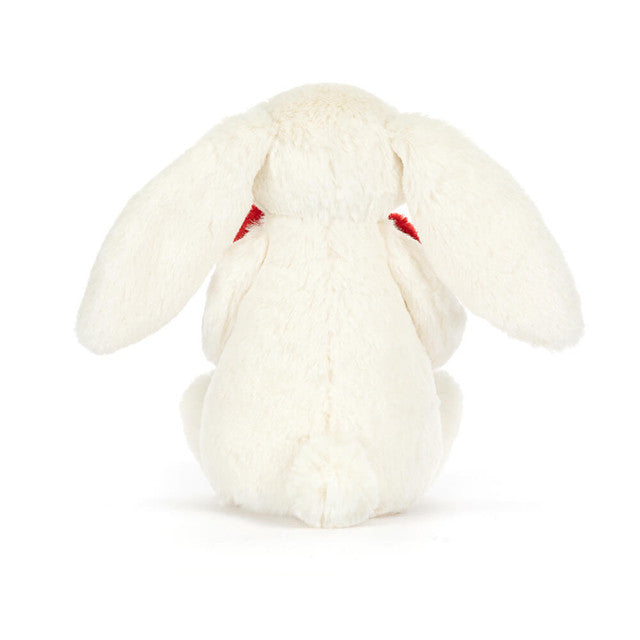 Bashful Red Love Heart Bunny By Jellycat