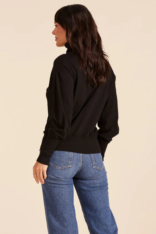 Puff Sleeve Turtleneck by Bobi