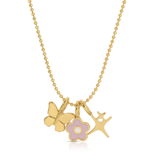 Charm Garden Necklace - Gold