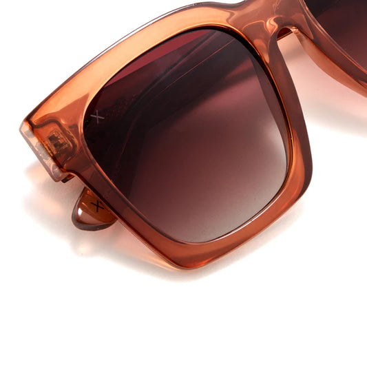 anonymous taupe crystal brown gradient sunglasses