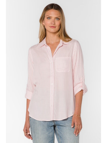 Elisa Striped Long Sleeve Shirt