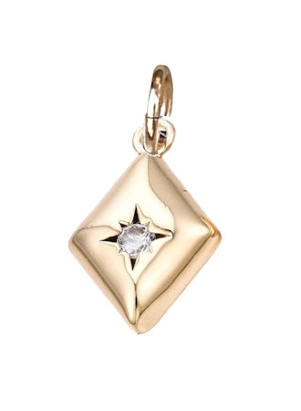 Diamond Rhombus Charms