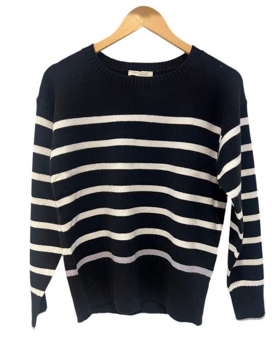 Jenny Long Sleeve Stripe Sweater
