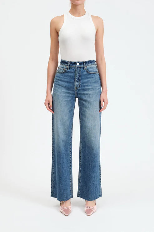 Daze Denim Far Out Wide Leg in Stunner