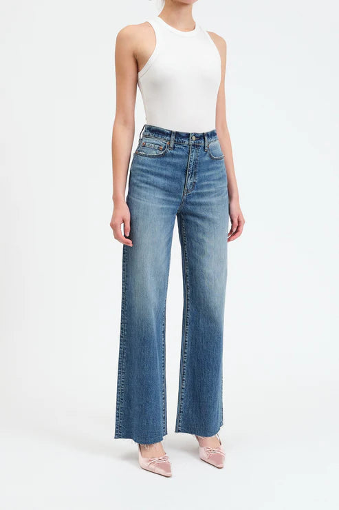 Daze Denim Far Out Wide Leg in Stunner