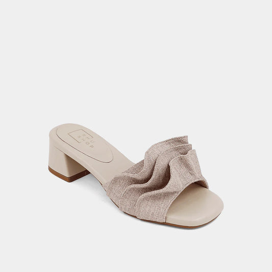 Frances Natural Block Heel