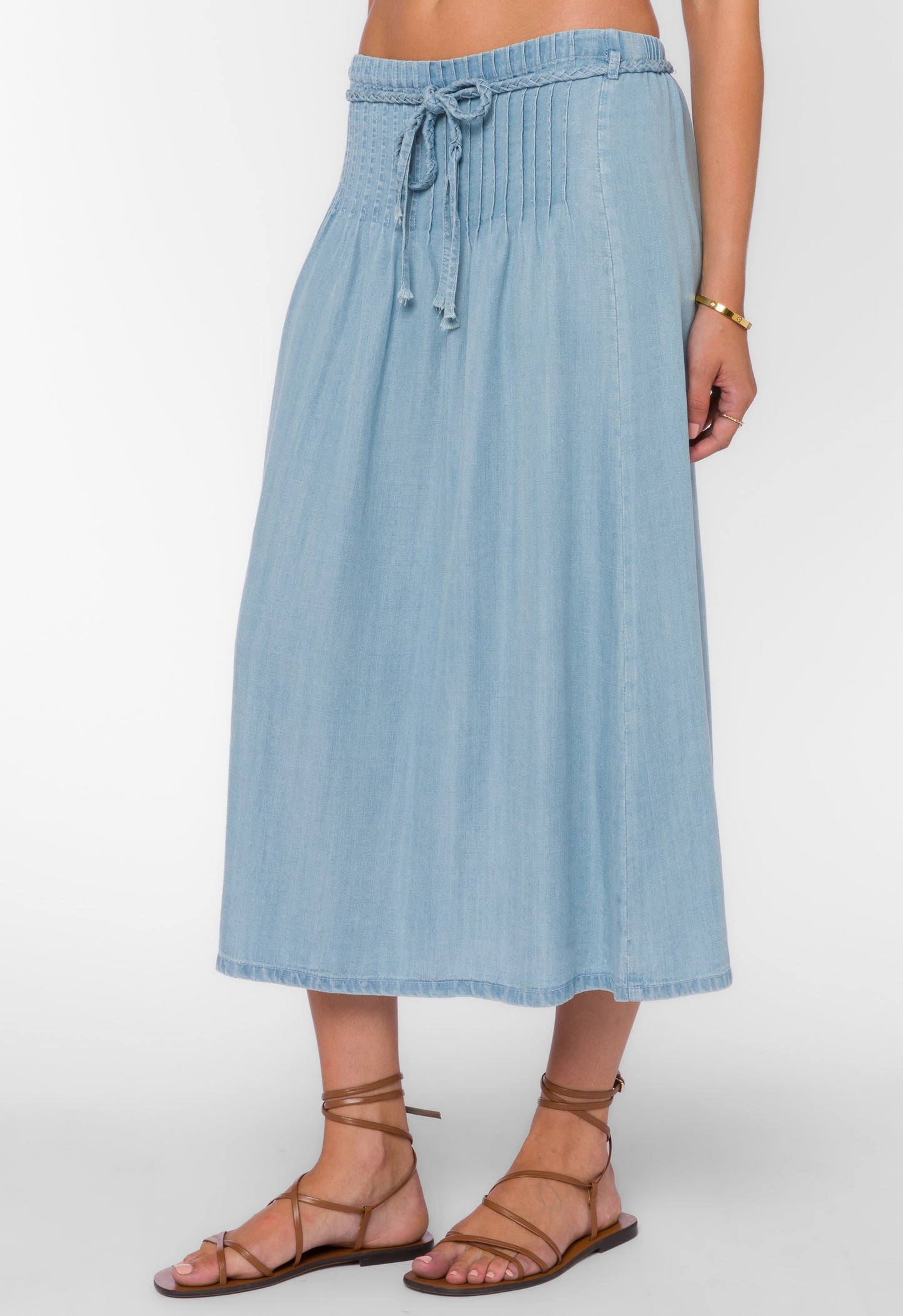 Francesca Classic Midi Skirt By Velvet Heart
