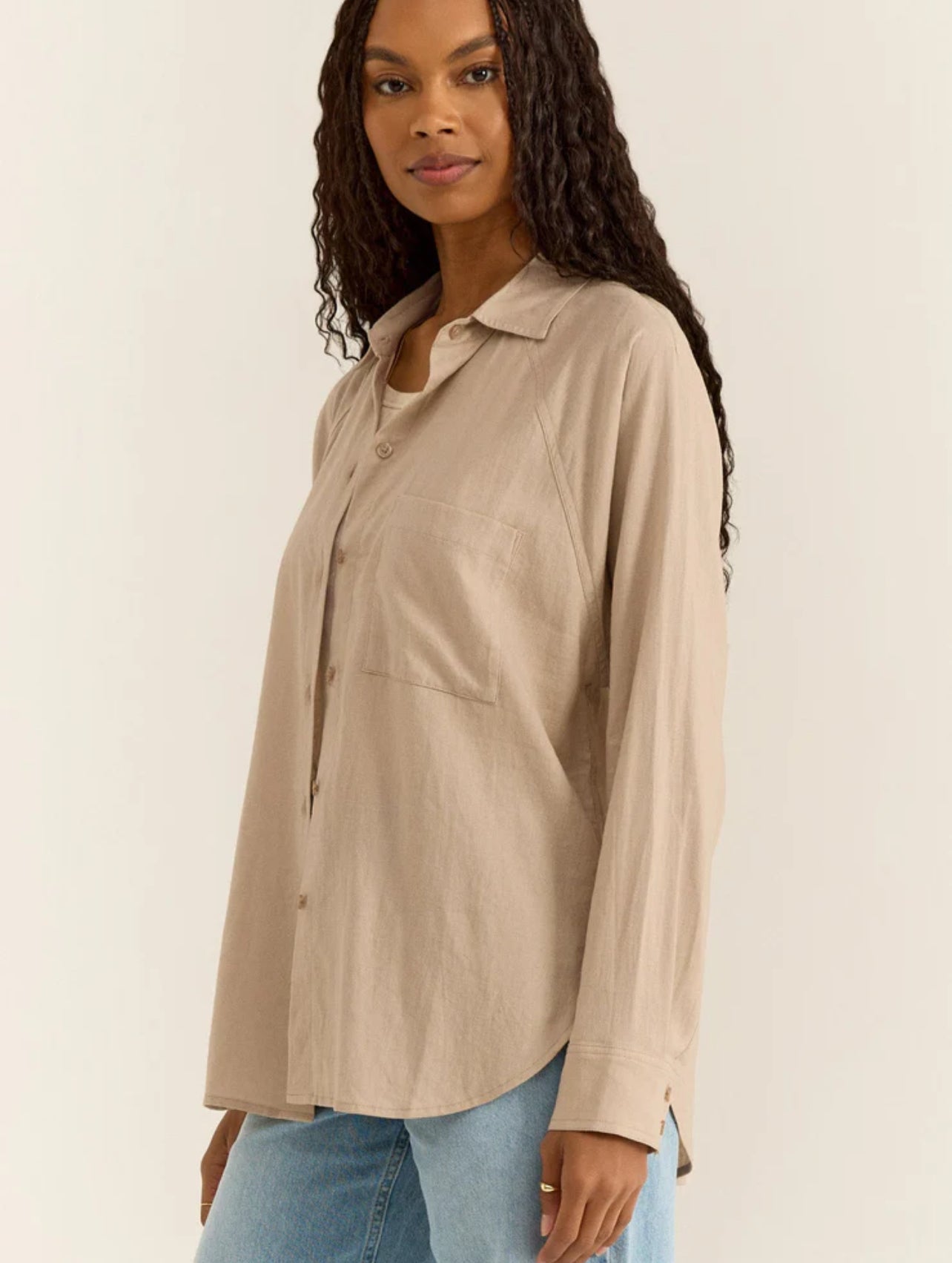 PERFECT LINEN TOP BY Z SUPPLY