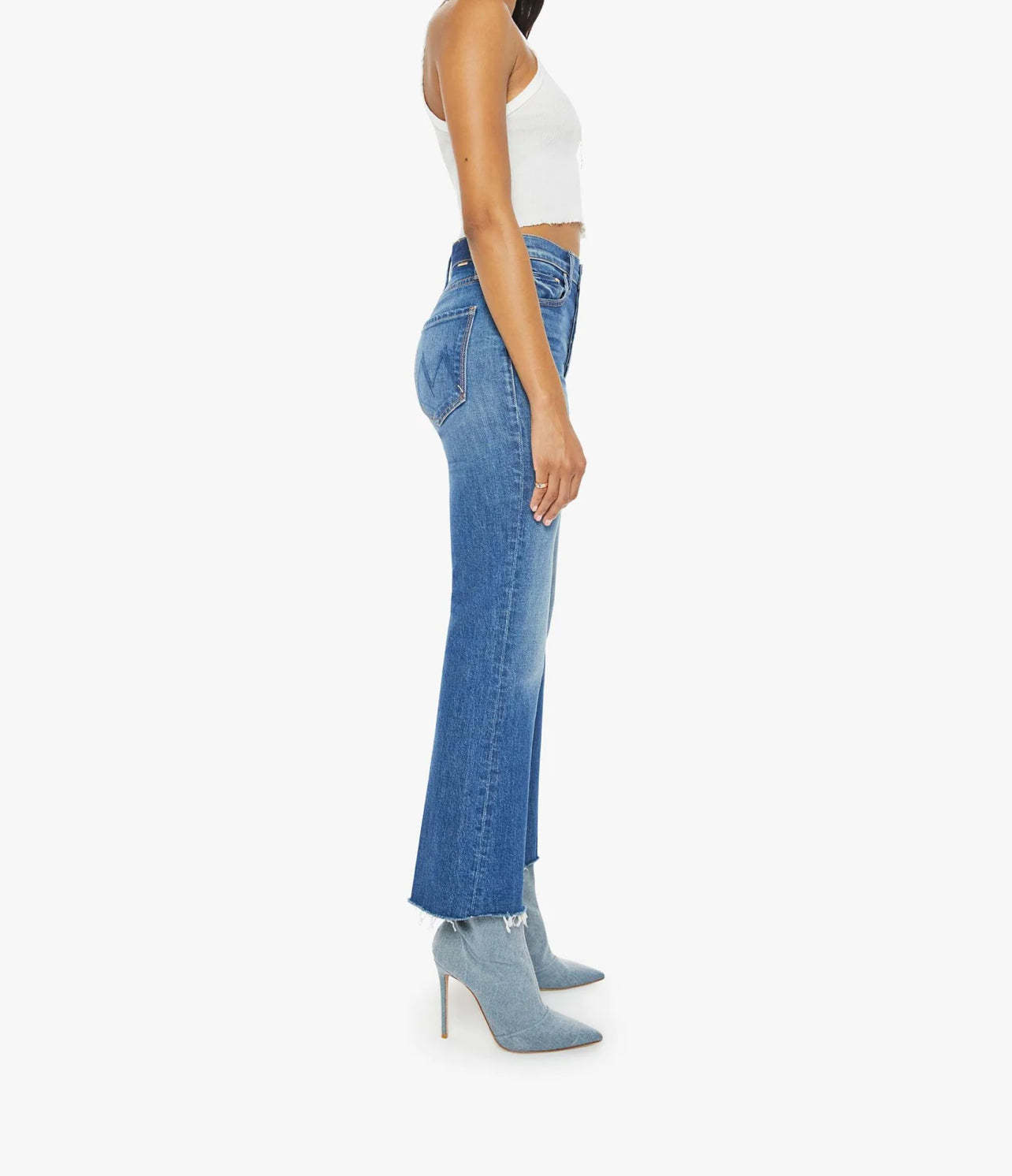 The Tripper Ankle Fray Jean By Mother's Denim