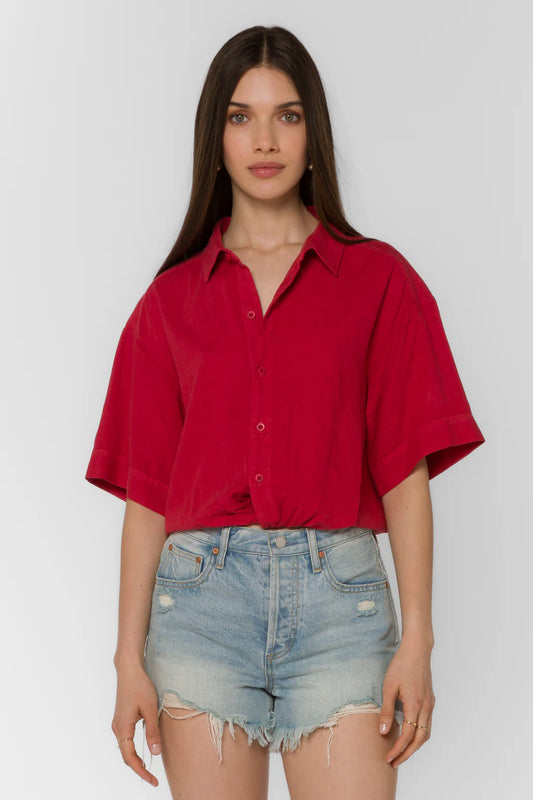 Glenna Spicy Red Shirt