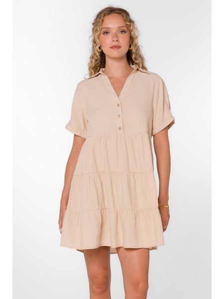 Graham Short Sleeve Babydoll Dress By Velvet Heart