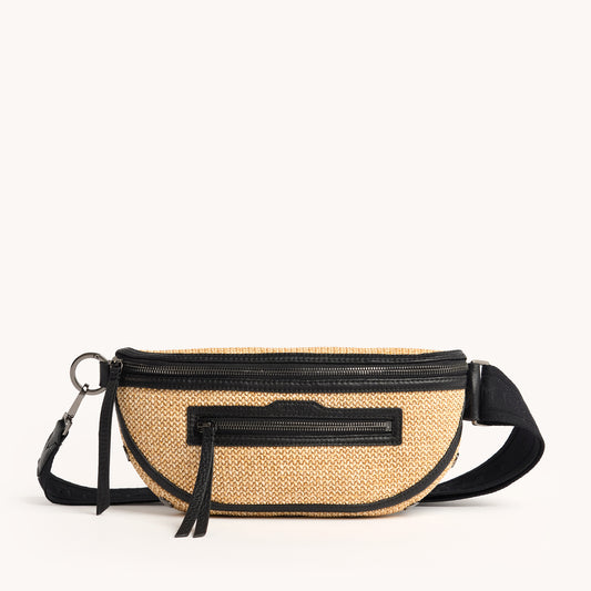 Charles Crossbody Med Chaparral Raffia By Hammit