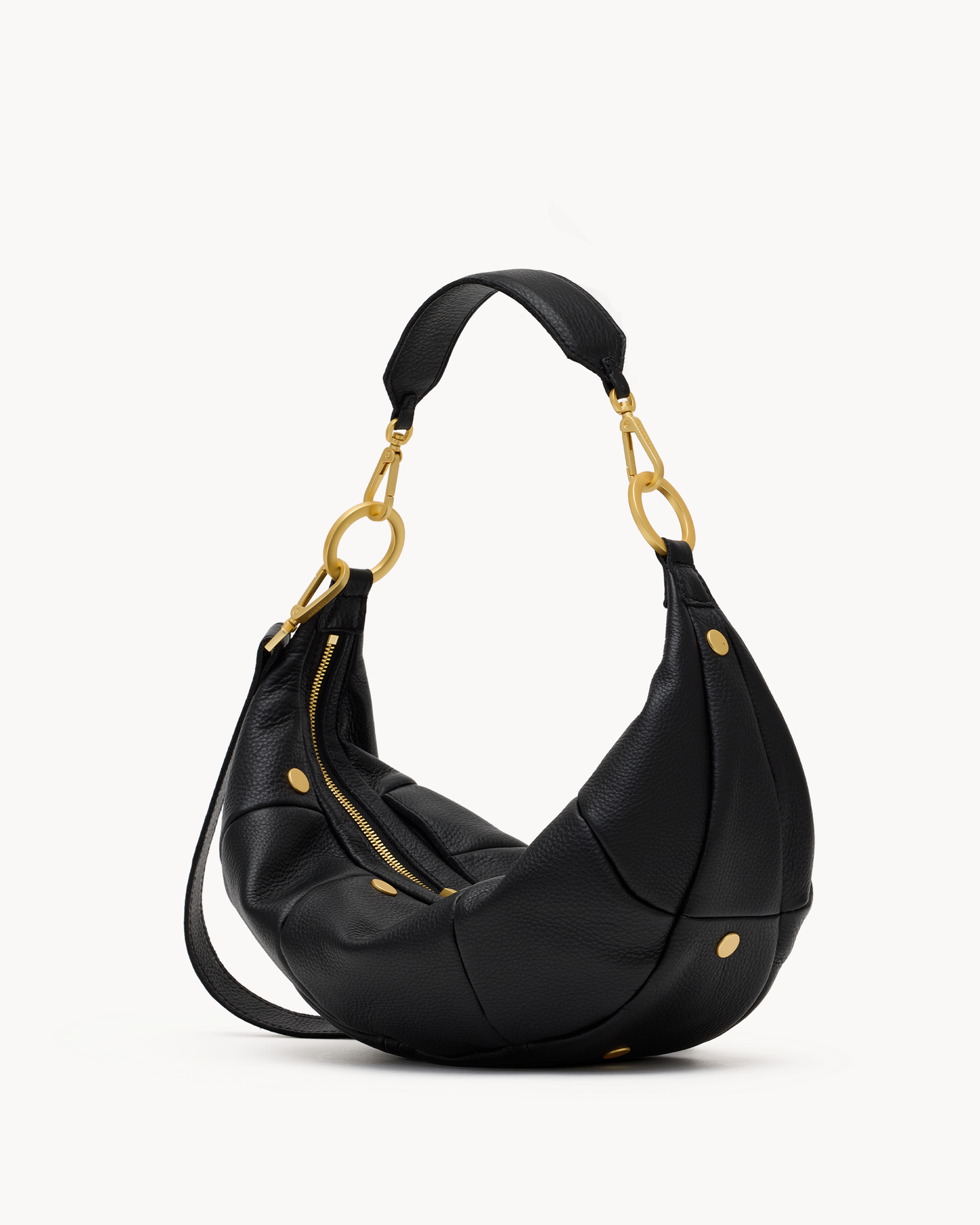 HAMMITT | Erica Med- Black/Brushed Gold