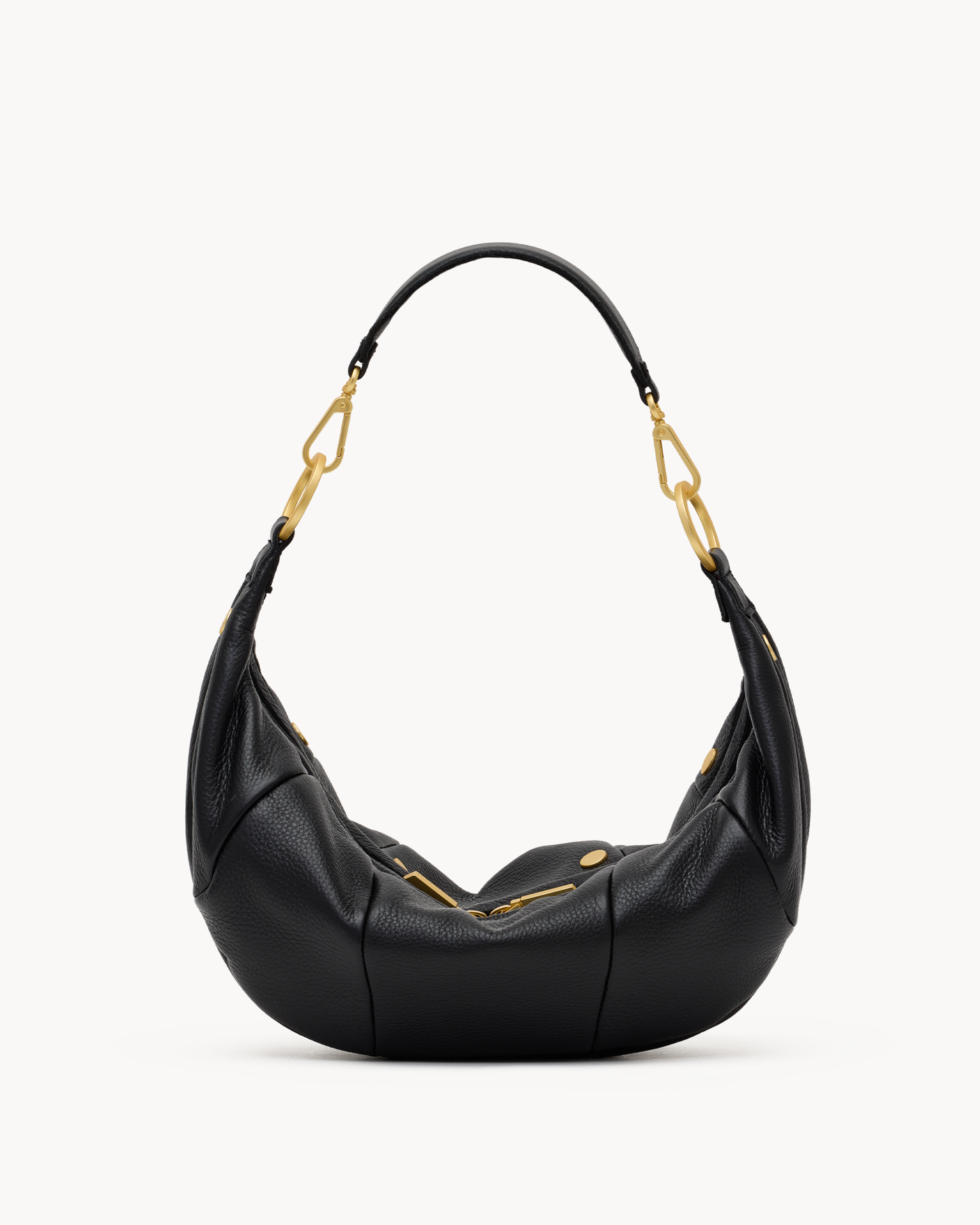 HAMMITT | Erica Med- Black/Brushed Gold
