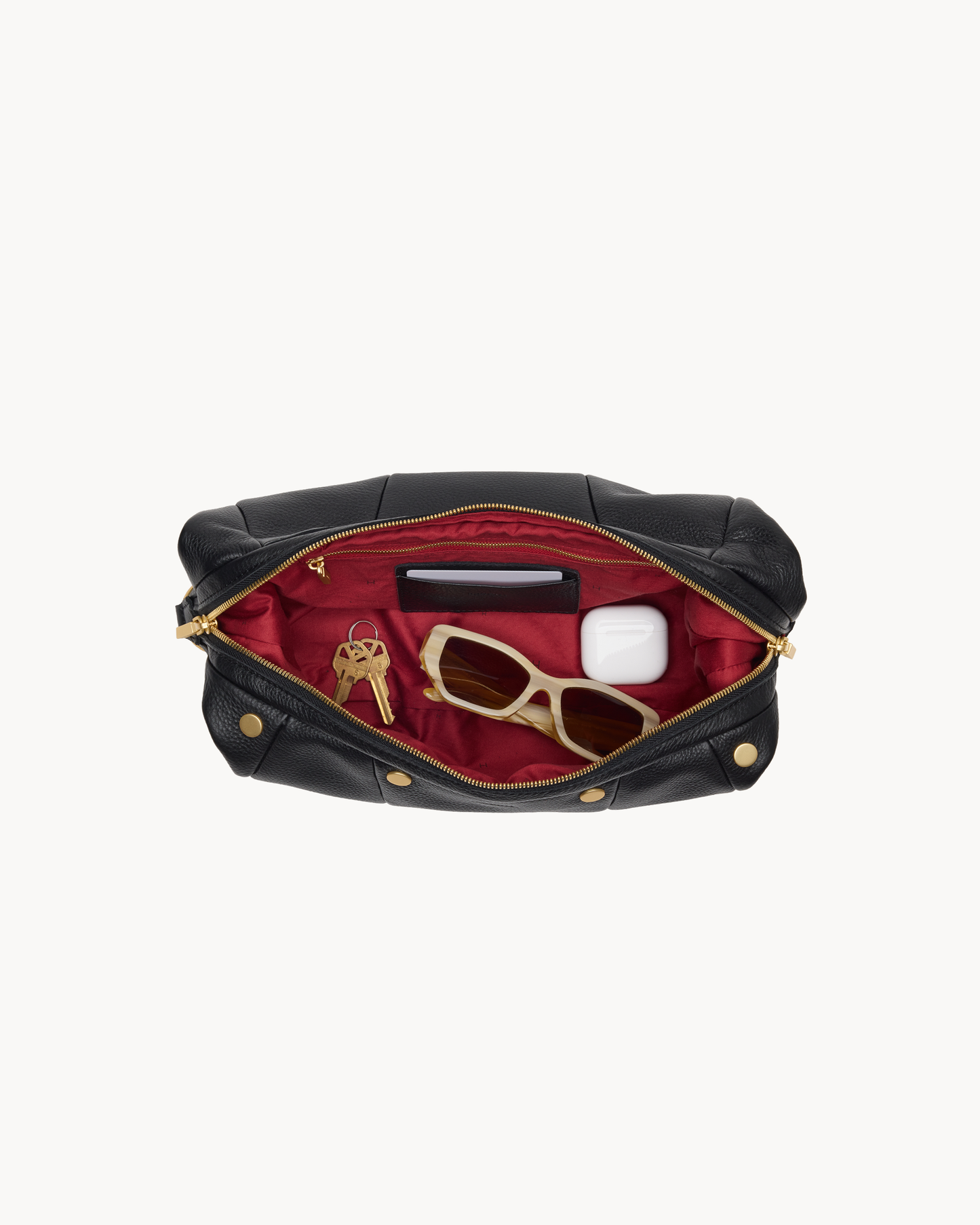 HAMMITT | Erica Med- Black/Brushed Gold