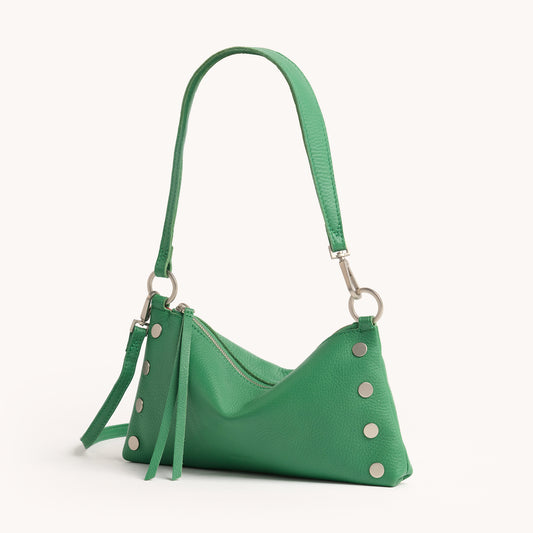 Kyle Leather Shoulder Bag in Lime Zest By Hammitt
