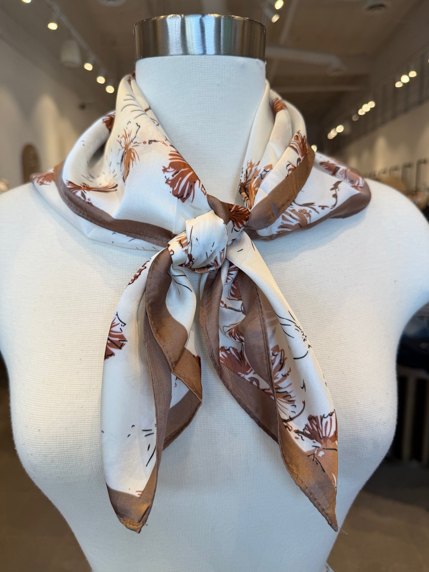 FLORAL DESIGNS SCARF